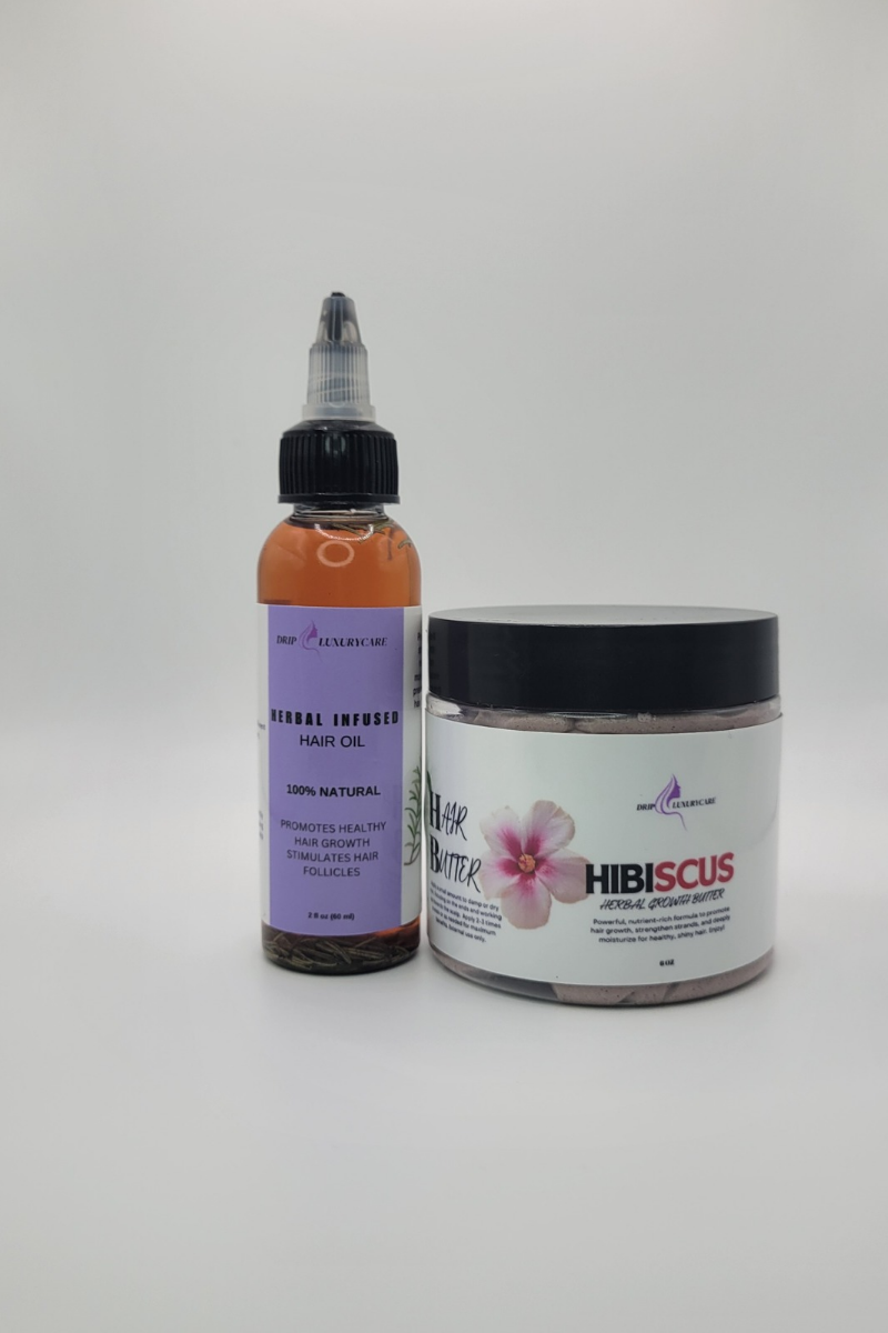 GROWTH POWER DUO HERBAL OIL & HIBISCUS BUTTER BUNDLE