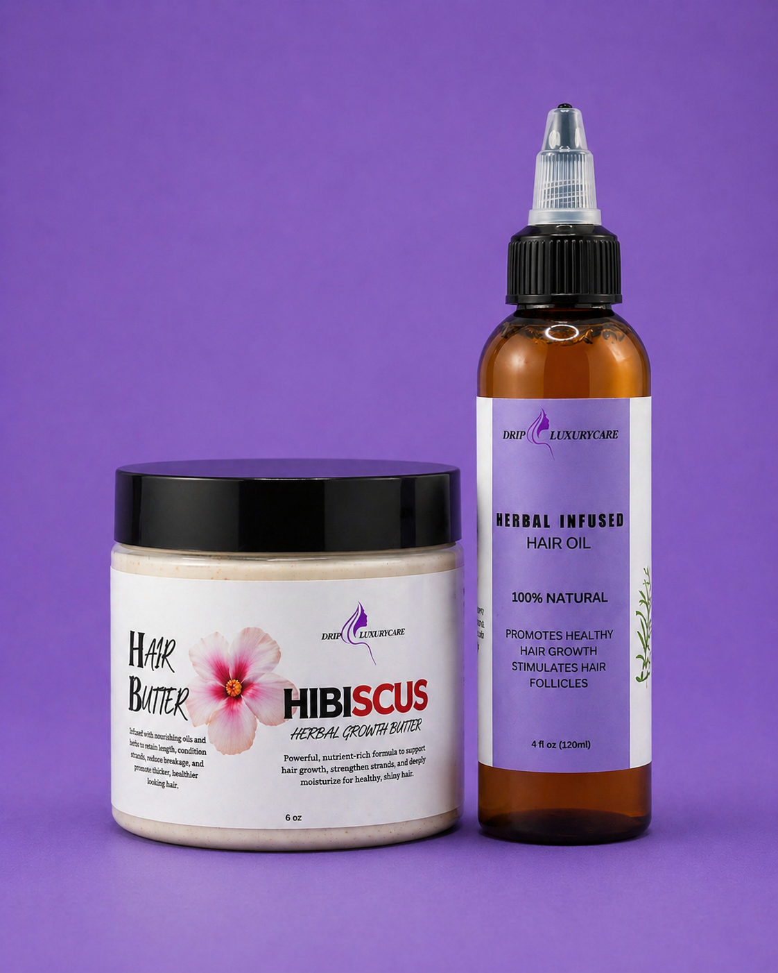 GROWTH POWER DUO HERBAL OIL & HIBISCUS BUTTER BUNDLE