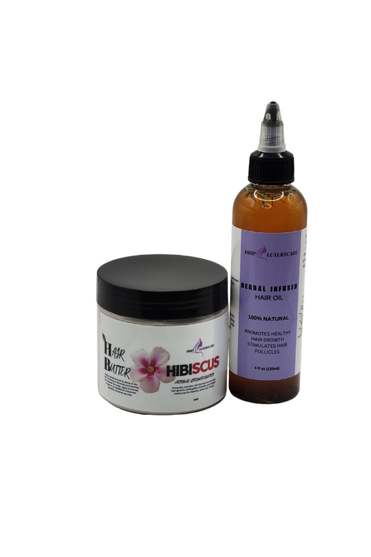 GROWTH POWER DUO HERBAL OIL & HIBISCUS BUTTER BUNDLE
