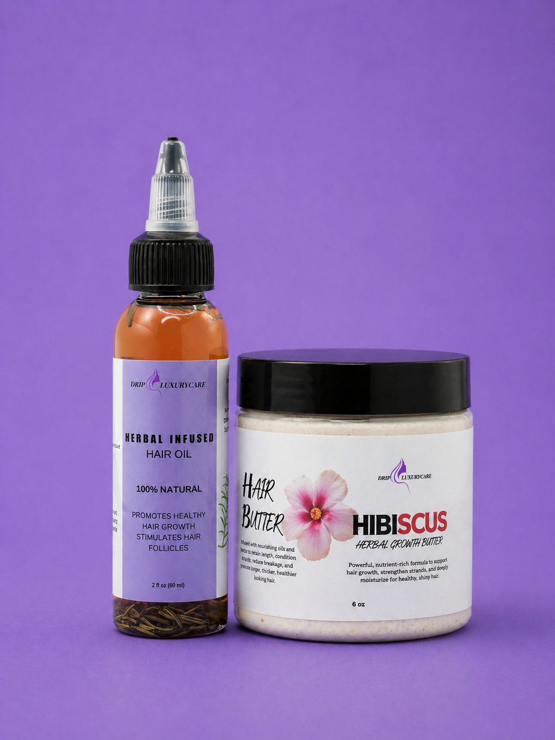 GROWTH POWER DUO HERBAL OIL & HIBISCUS BUTTER BUNDLE